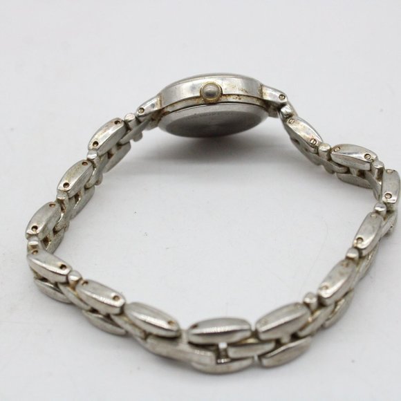 Vintage Rumors Watch Women Silver Tone Stainless Steel Classic White Quartz Dial - Picture 7 of 8